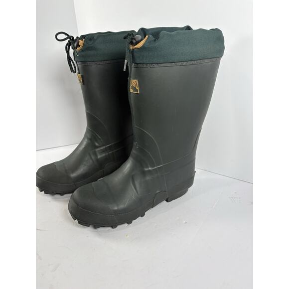 RedHead Bone Dry Rubber Hunting Boots Size 9 Waterproof Steel Shank
